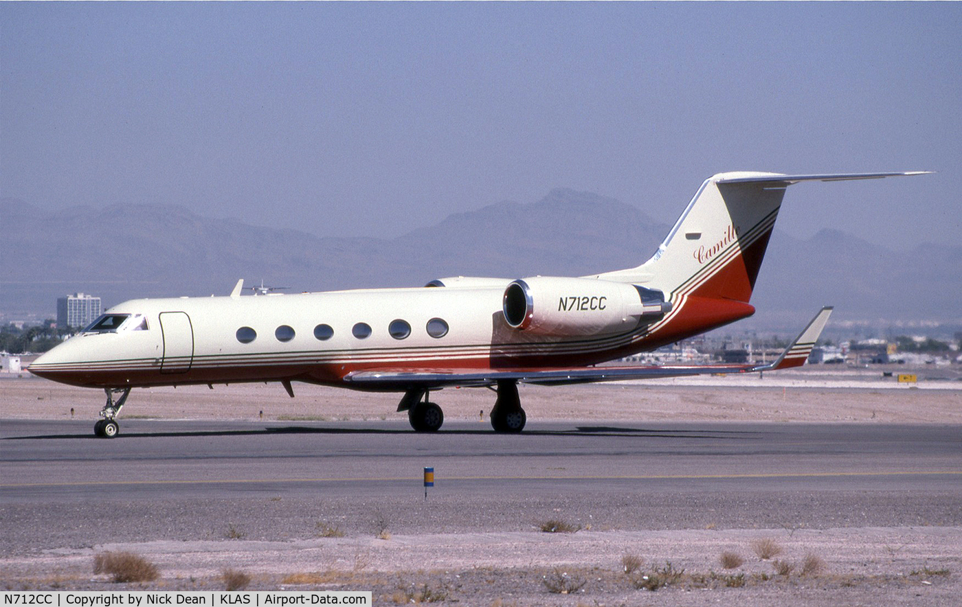 N712CC, 1987 Gulfstream Aerospace G-IV C/N 1028, KLAS (Owned by Bill Cosby)