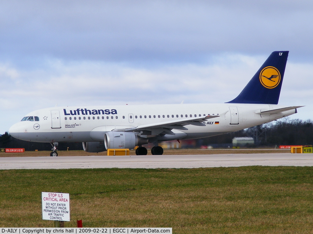 D-AILY, 1998 Airbus A319-114 C/N 875, Lufthansa