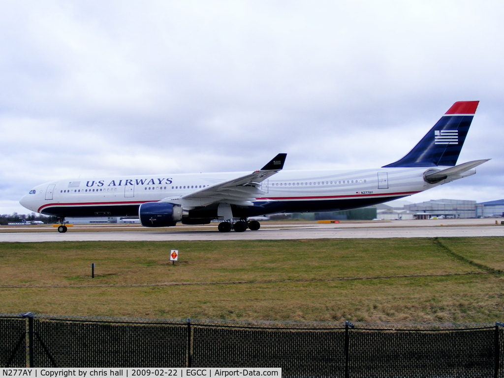 N277AY, 2001 Airbus A330-323 C/N 0380, US Airways