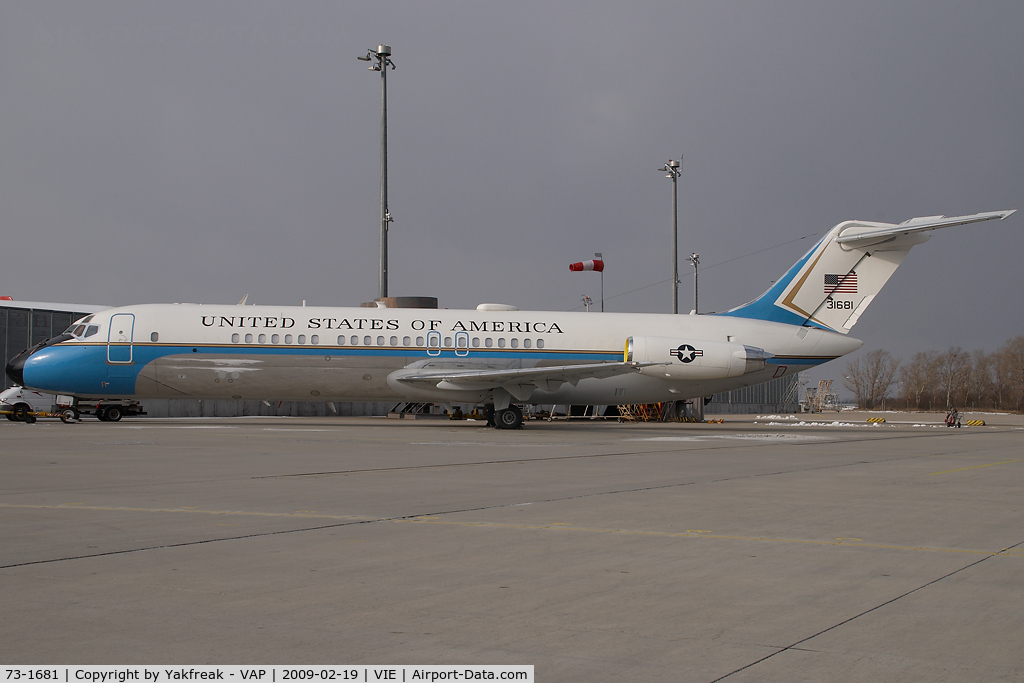 73-1681, 1973 McDonnell Douglas C-9C (DC-9-32) C/N 47668, USAF DC9-32