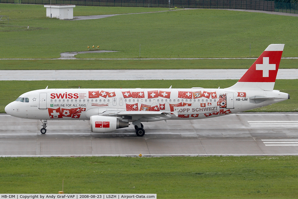 HB-IJM, 1996 Airbus A320-214 C/N 635, SWISS A320