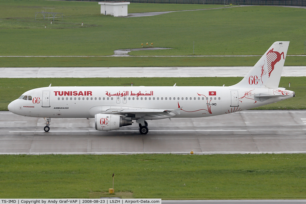 TS-IMD, 1991 Airbus A320-211 C/N 0205, Tunisair A320