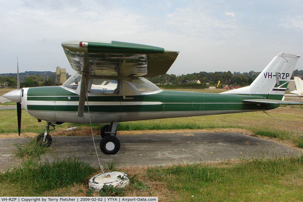 VH-RZP, 1967 Cessna 150G C/N 15066544, Cessna 150 parked at Tyabb (Mornington Peninsula) , Victoria