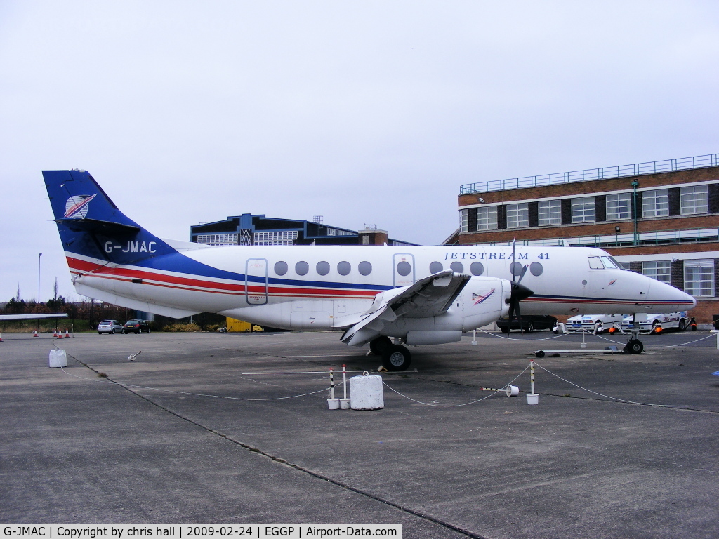 G-JMAC, 1992 British Aerospace Jetstream 41 C/N 41004, preserved by the the Jetstream Club at Liverpools John Lennon Airport