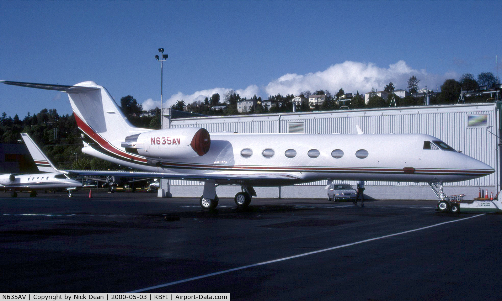 N635AV, 1992 Gulfstream Aerospace Gulfstream IV C/N 1185, KBFI
