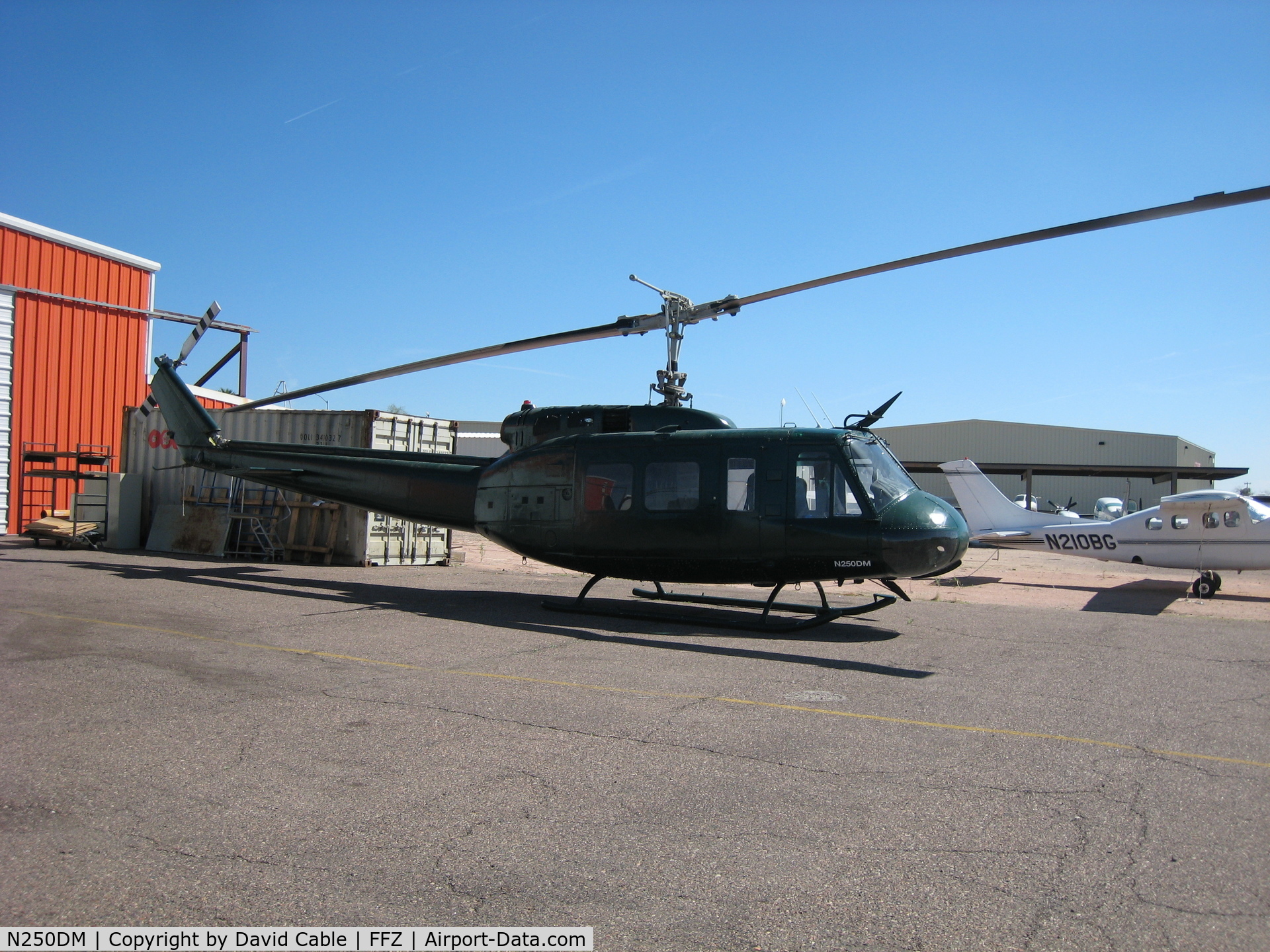N250DM, 1966 Bell UH-1D Iroquois C/N 5808, FFZ