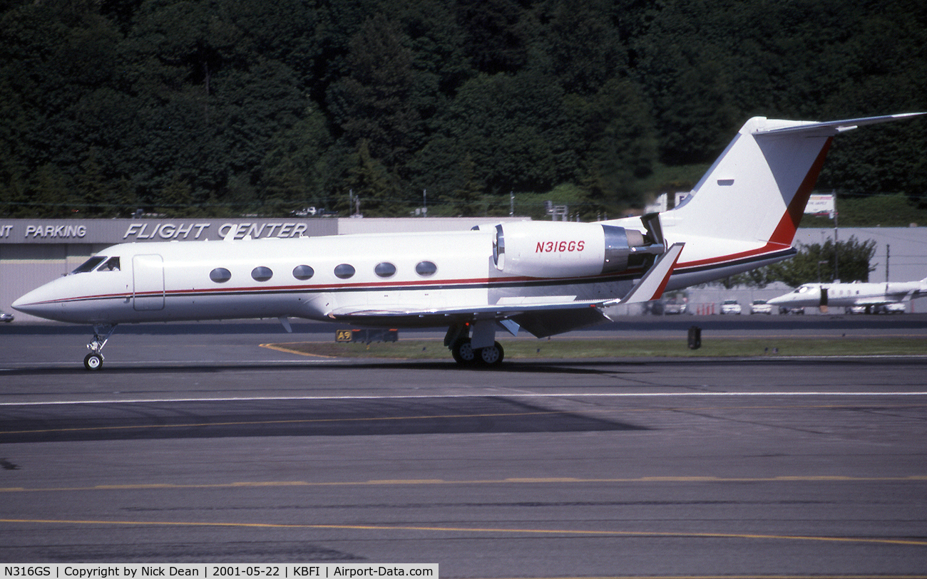 N316GS, 1993 Gulfstream Aerospace Gulfstream IVSP C/N 1225, KBFI