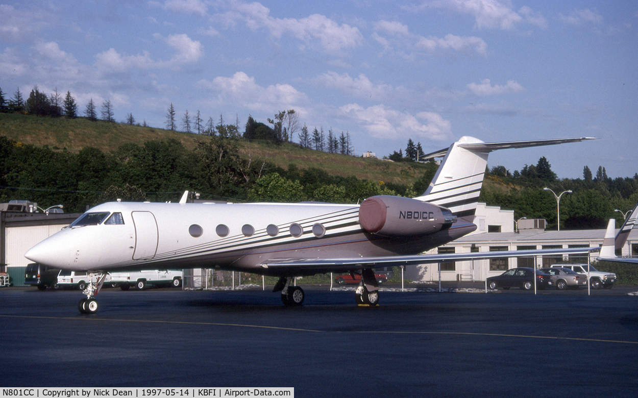 N801CC, 1994 Gulfstream Aerospace Gulfstream IVSP C/N 1254, KBFI