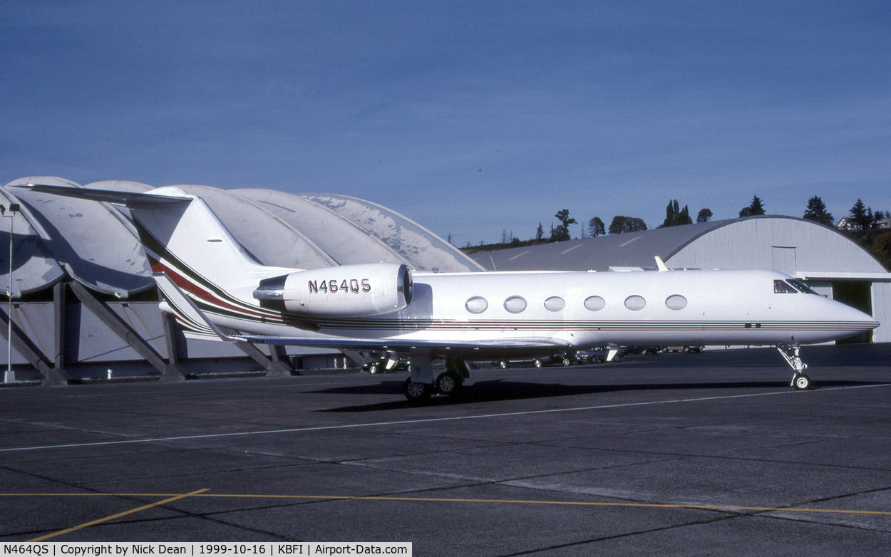 N464QS, 1995 Gulfstream Aerospace G-IV C/N 1264, KBFI