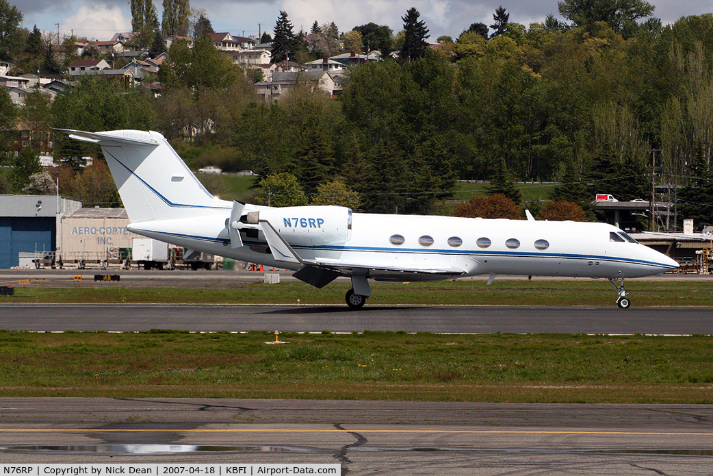 N76RP, 2001 Gulfstream Aerospace G-IV C/N 1440, KBFI