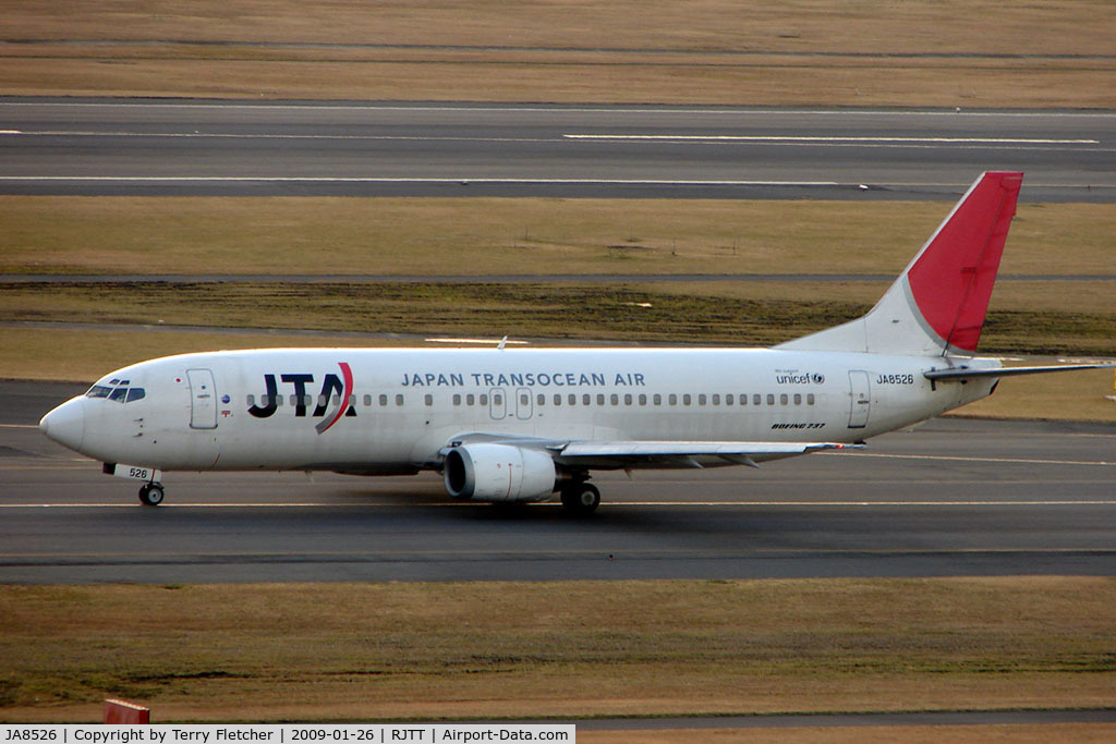 JA8526, 1997 Boeing 737-4Q3 C/N 26606, Japan Transocean B737 at Haneda