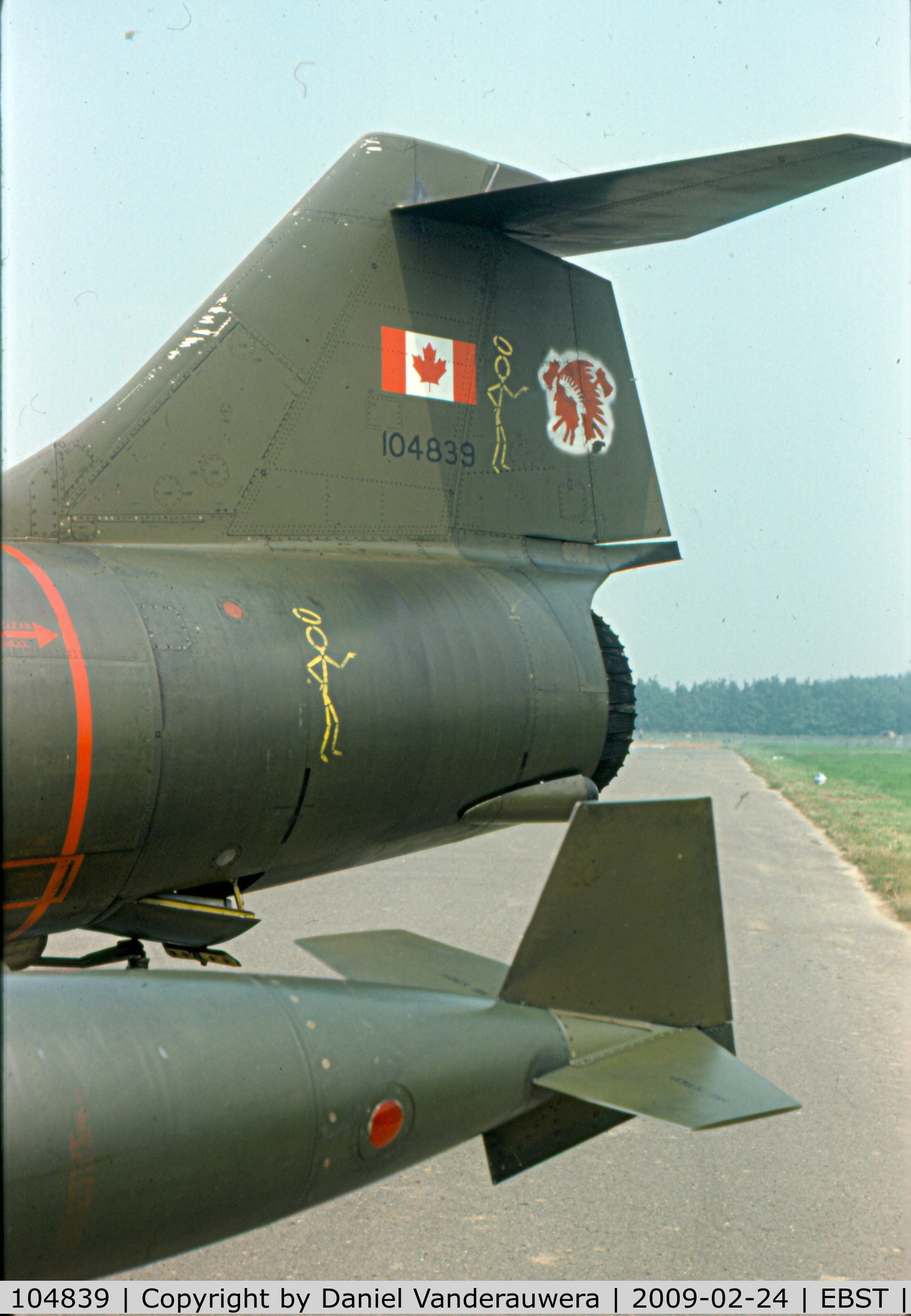 104839, Canadair CF-104 Starfighter C/N 683A-1139, BAF Air Show - Brustem - July 1977