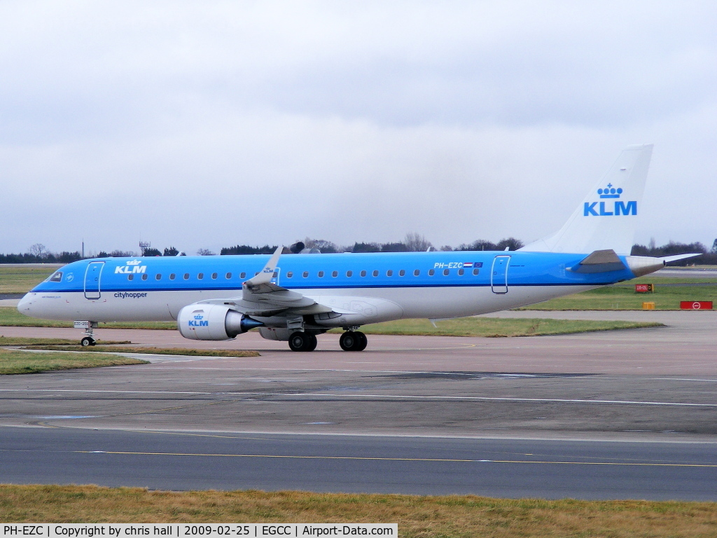 PH-EZC, 2008 Embraer 190LR (ERJ-190-100LR) C/N 19000250, KLM Cityhopper