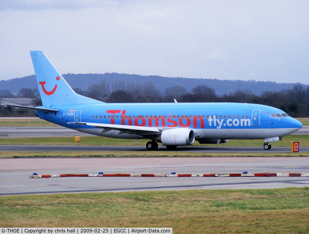 G-THOE, 1995 Boeing 737-3Q8 C/N 26313, Thomson