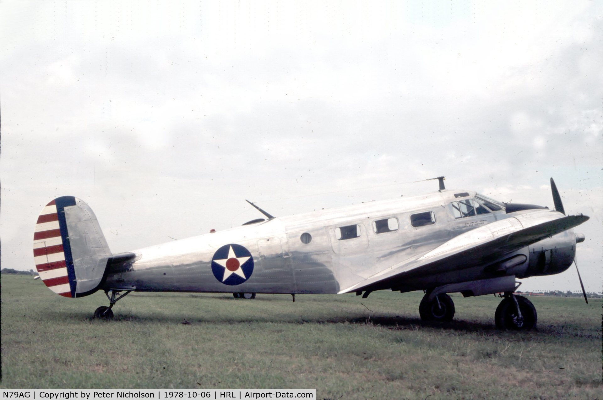 N79AG, 1952 Beech D18S C/N A-806, This Expeditor was displayed by the Confederate Air Force at their 1978 Airshow.
