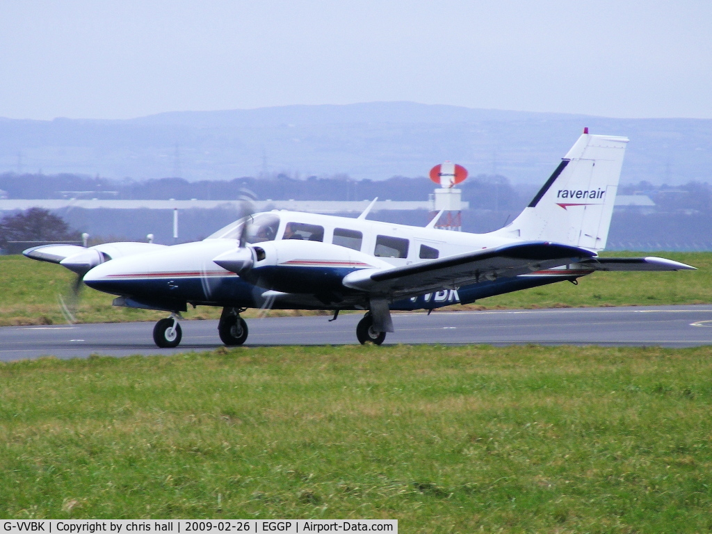 G-VVBK, 1975 Piper PA-34-200T Seneca II C/N 34-7570303, Ravenair