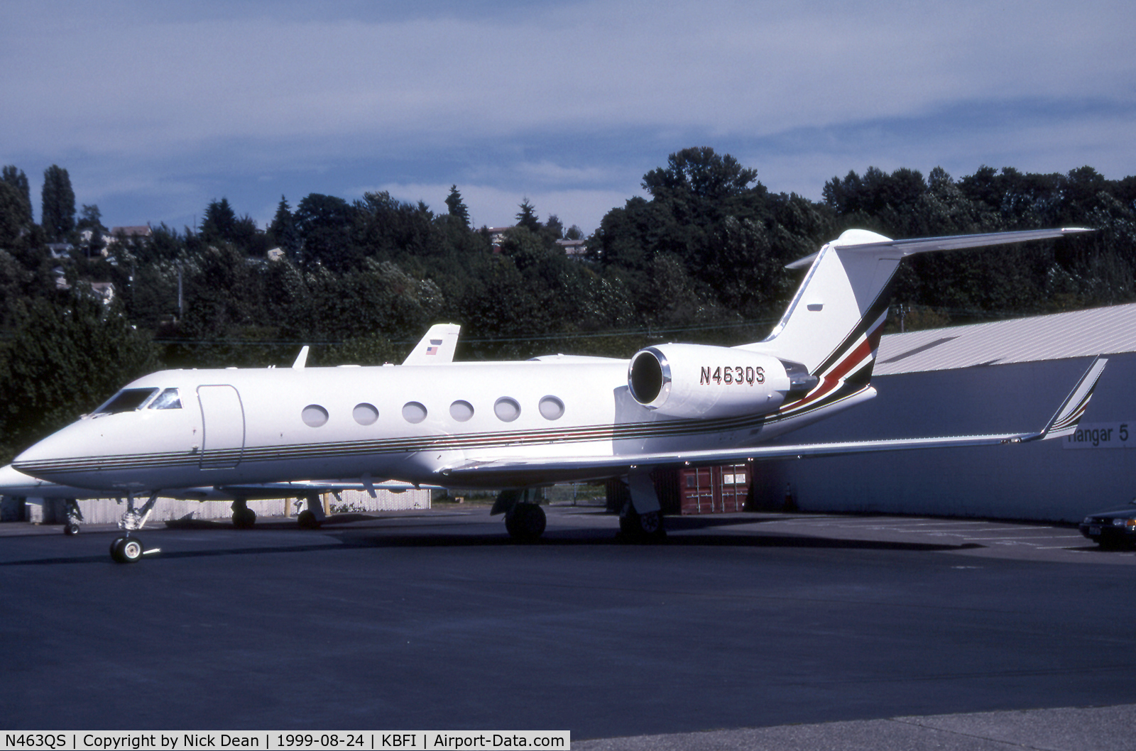 N463QS, 1999 Gulfstream Aerospace Gulfstream IVSP C/N 1363, KBFI