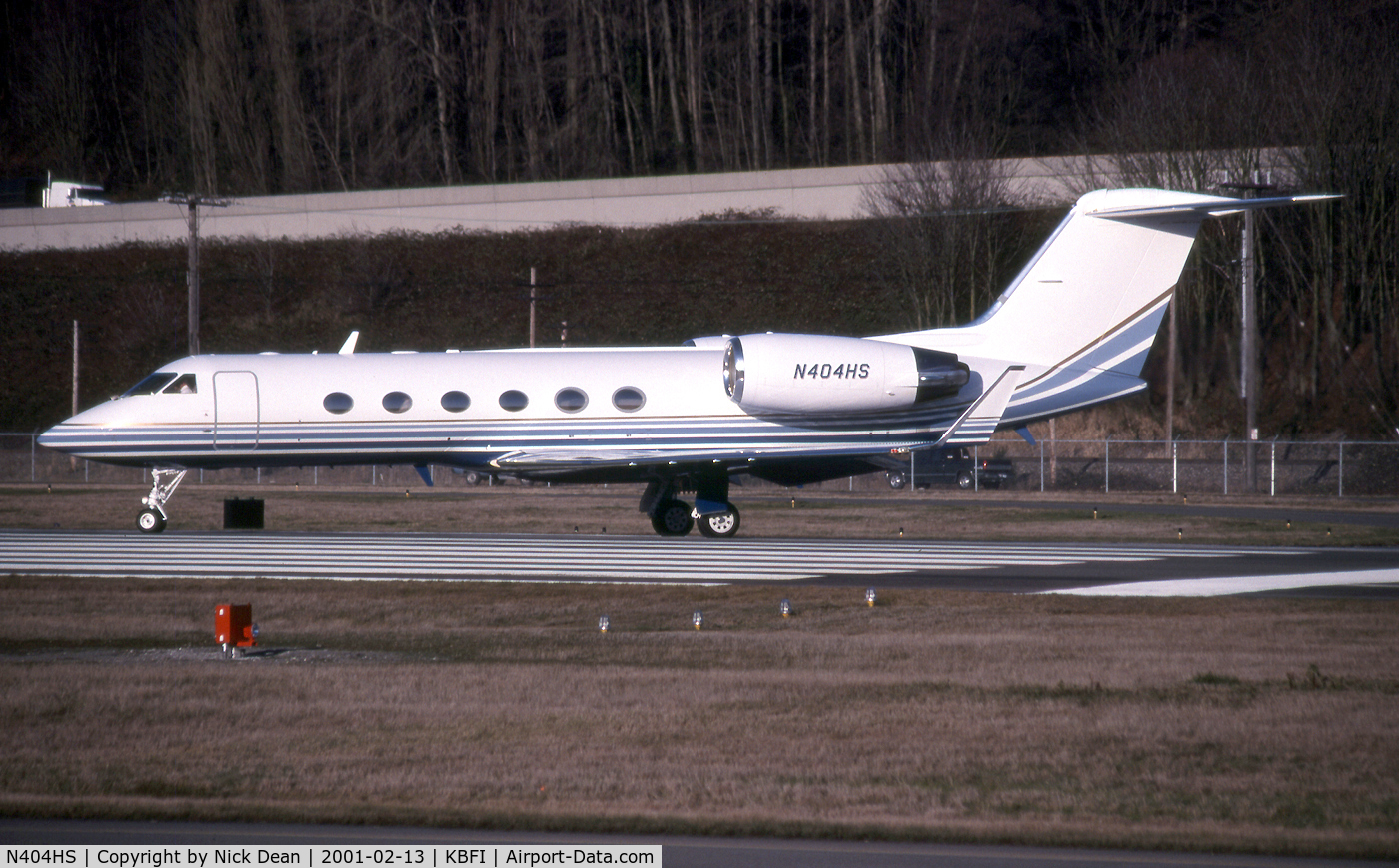 N404HS, 2000 Gulfstream Aerospace G-IV C/N 1404, KBFI