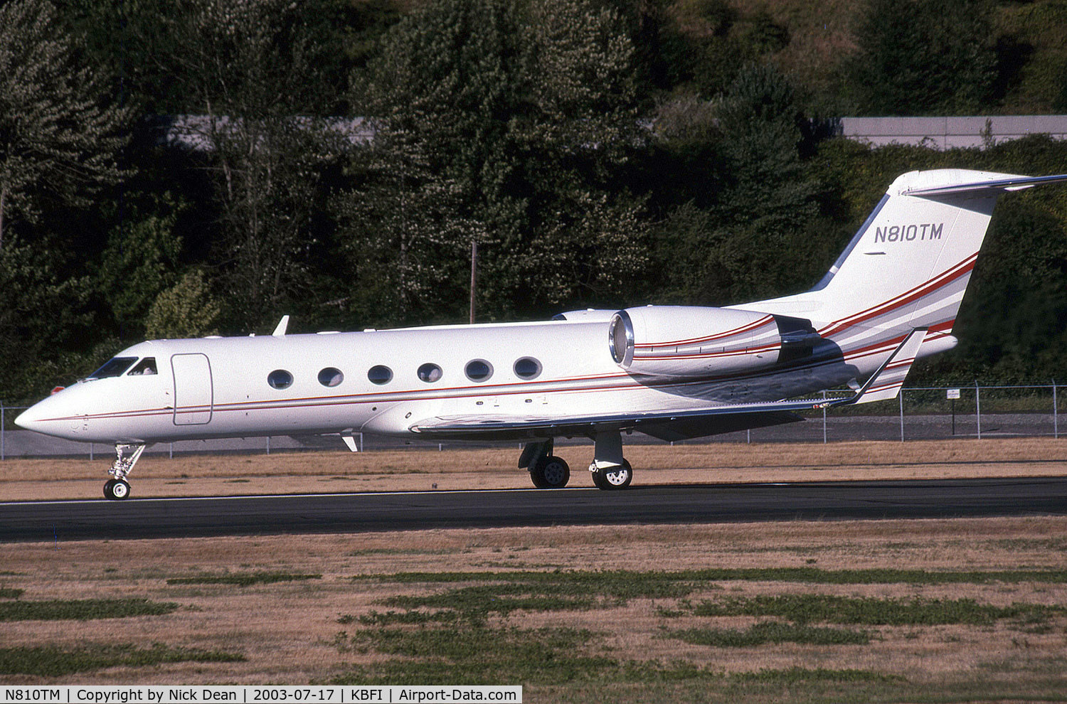 N810TM, 2002 Gulfstream Aerospace Gulfstream IV-SP C/N 1483, KBFI