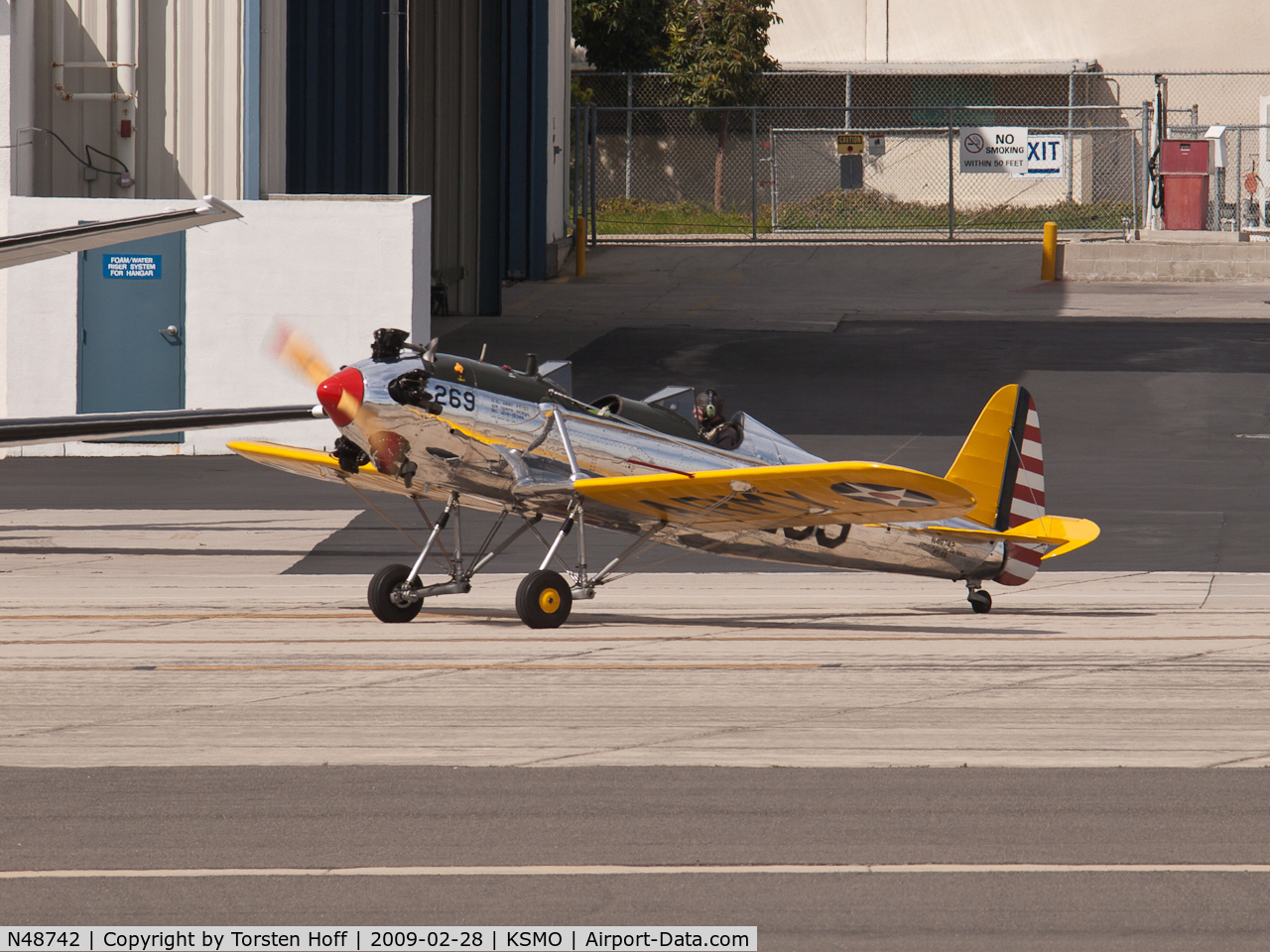 N48742, 1941 Ryan Aeronautical ST3KR C/N 1298, N48742 taxiing