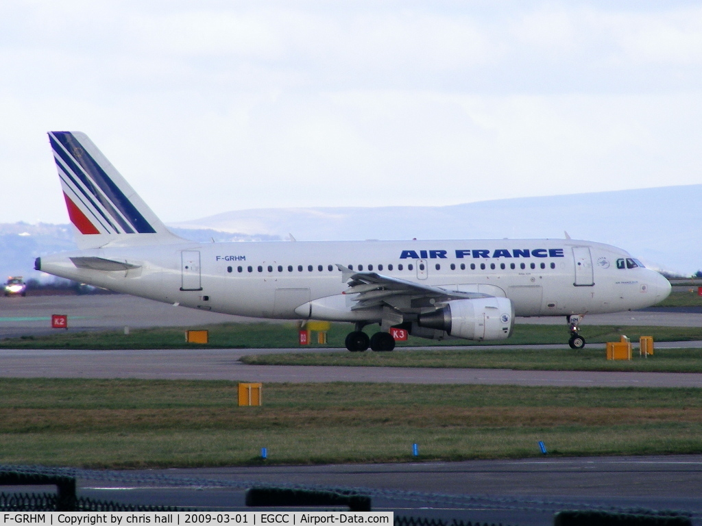 F-GRHM, 2000 Airbus A319-111 C/N 1216, Air France