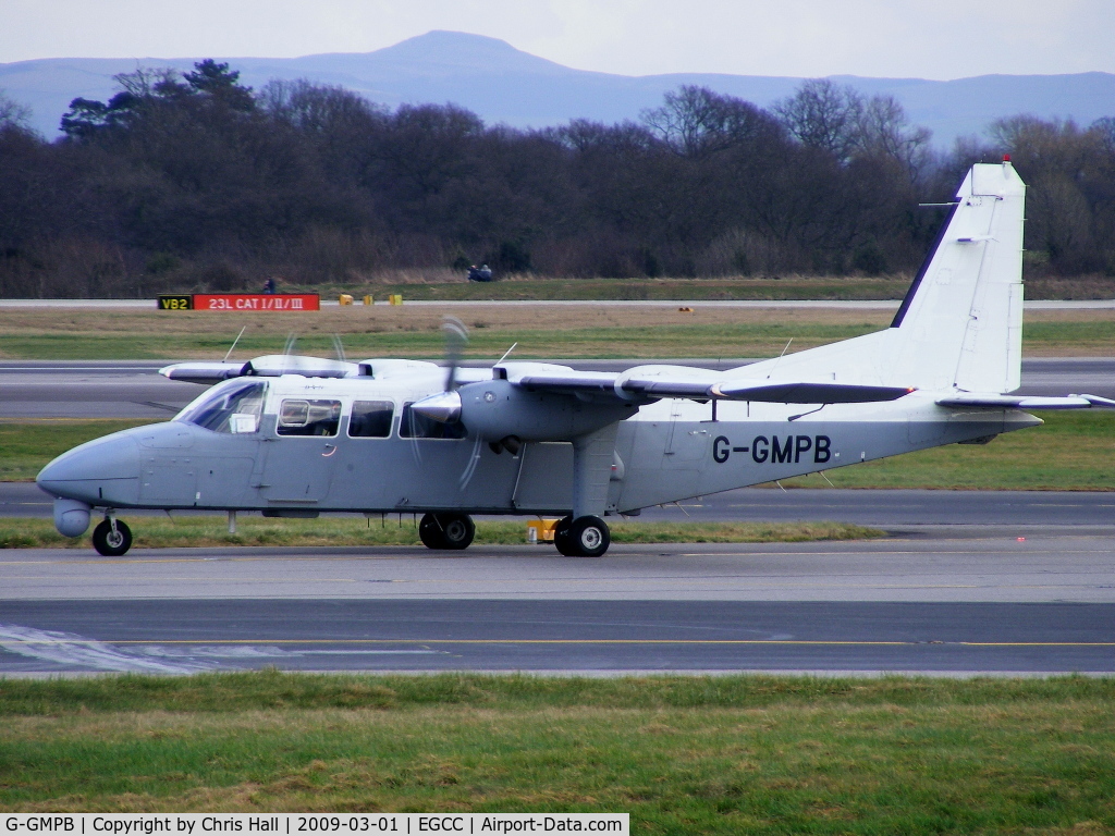 G-GMPB, 2002 Pilatus Britten-Norman BN-2T-4S Defender 4000 C/N 4011, Greater Manchester Police