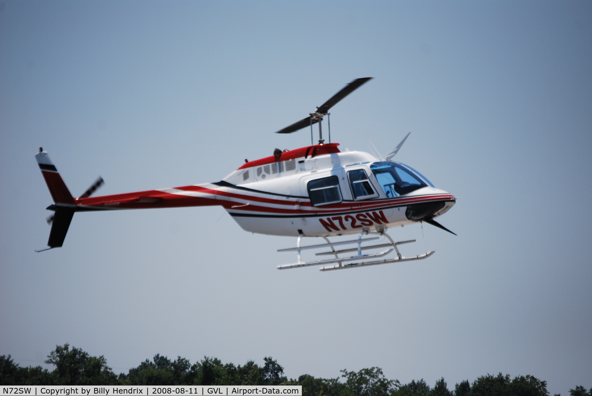 N72SW, 1972 Bell 206B C/N 863, Gainesville, Georgia