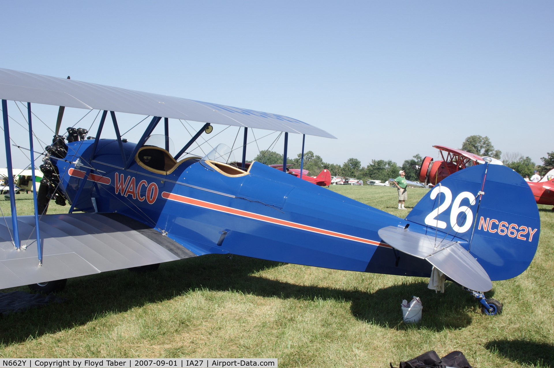 N662Y, Waco ASO C/N 3228, Blakesburg Antique Fly In