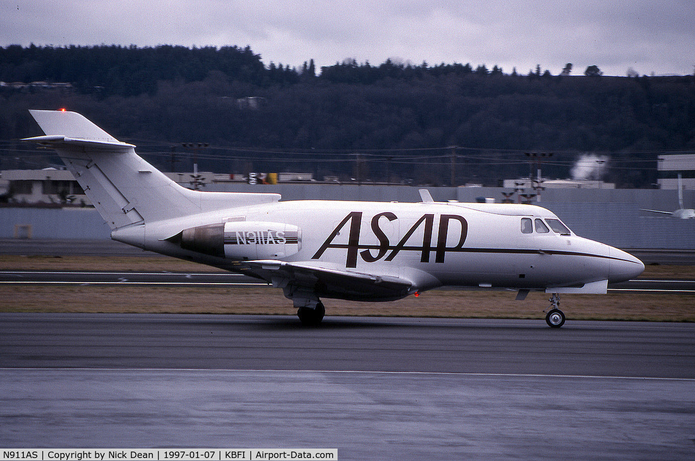 N911AS, 1965 Hawker Siddeley DH.125-1A C/N 25039, KBFI