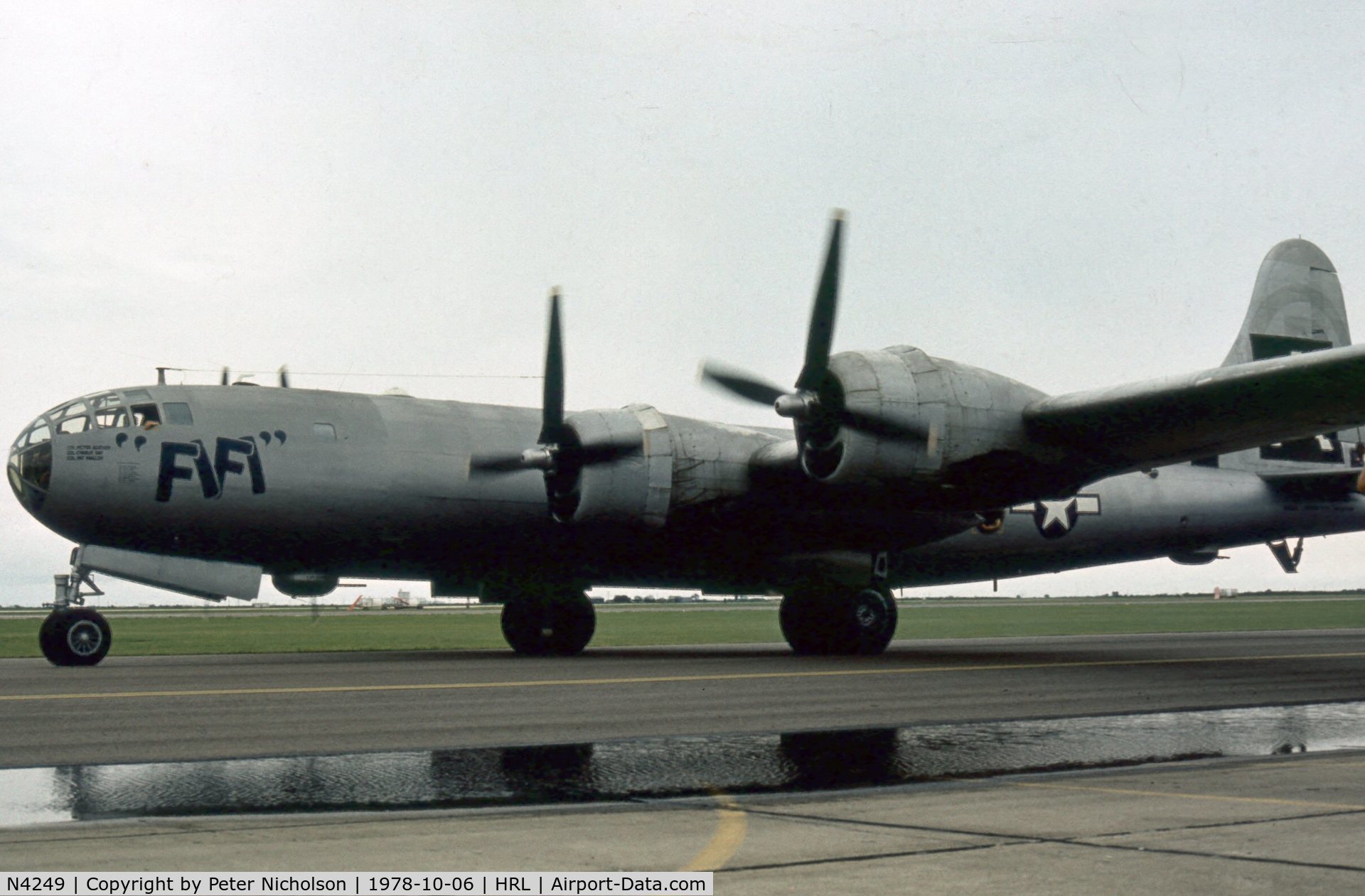 N4249, 1944 Boeing B-29A-60-BN Superfortress C/N 11547, Another view of the CAF Superfortress at their 1978 Airshow.
