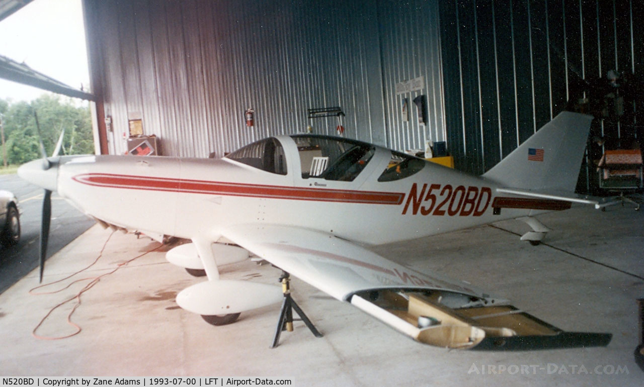 N520BD, 1992 Stoddard-Hamilton Glasair II TD C/N 1062, Glasair II at Lafayette, LA