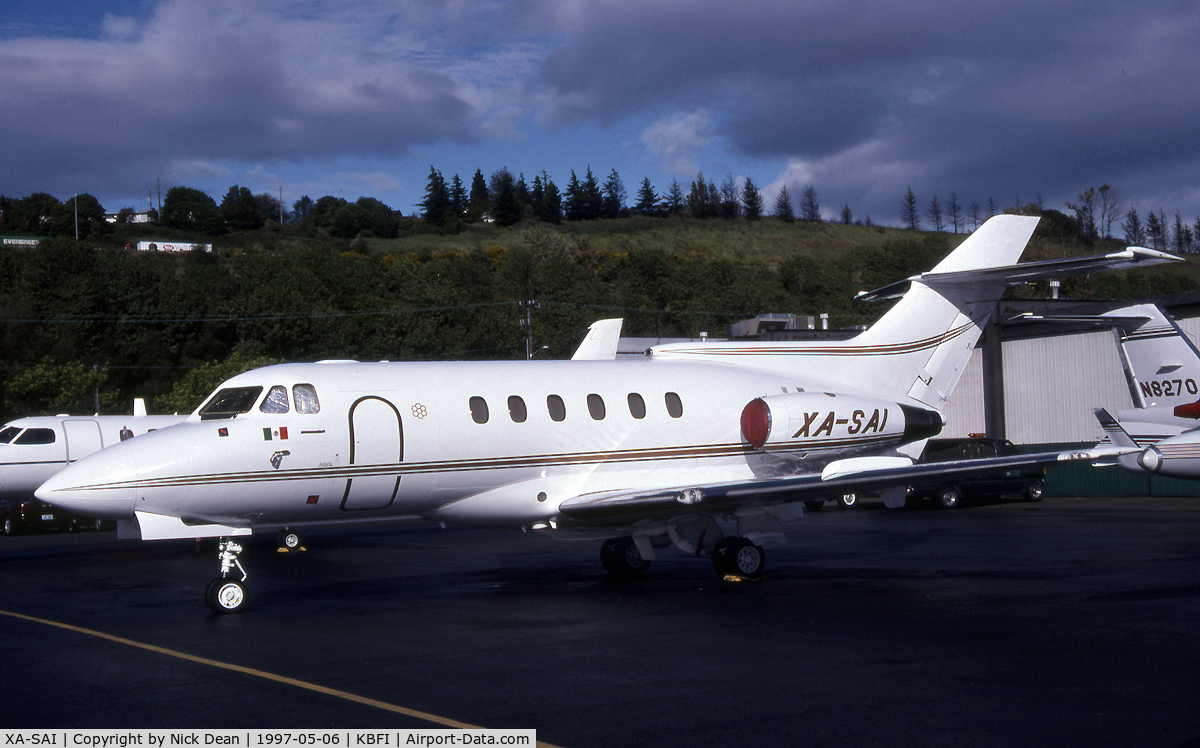 XA-SAI, 1973 Hawker Siddeley HS125 600A C/N 256016, KBFI