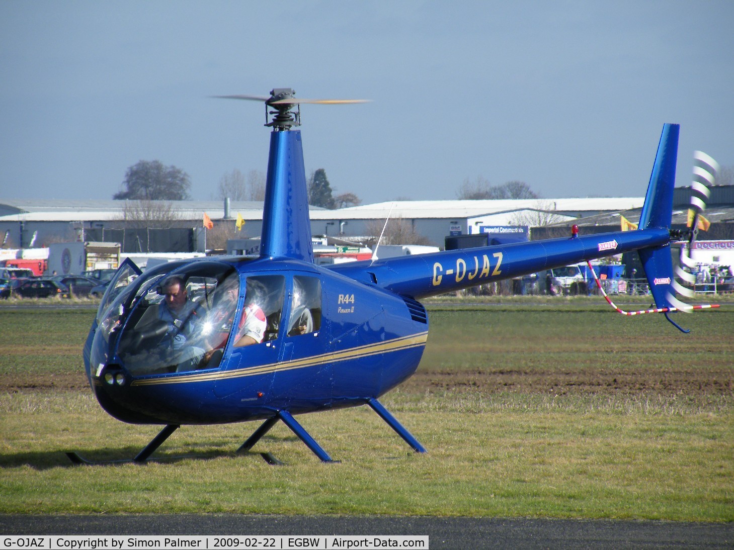 G-OJAZ, 2006 Robinson R44 Raven II C/N 11216, R44 seen at Wellesbourne