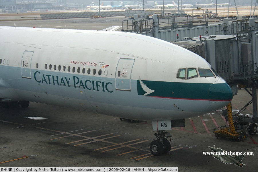 B-HNB, 1995 Boeing 777-267 C/N 27266, Cathay Pacific
