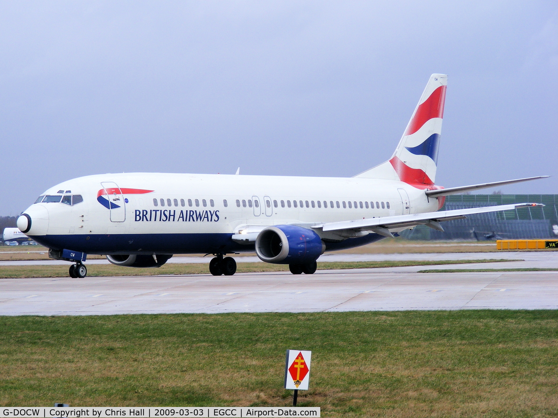 G-DOCW, 1992 Boeing 737-436 C/N 25856, British Airways