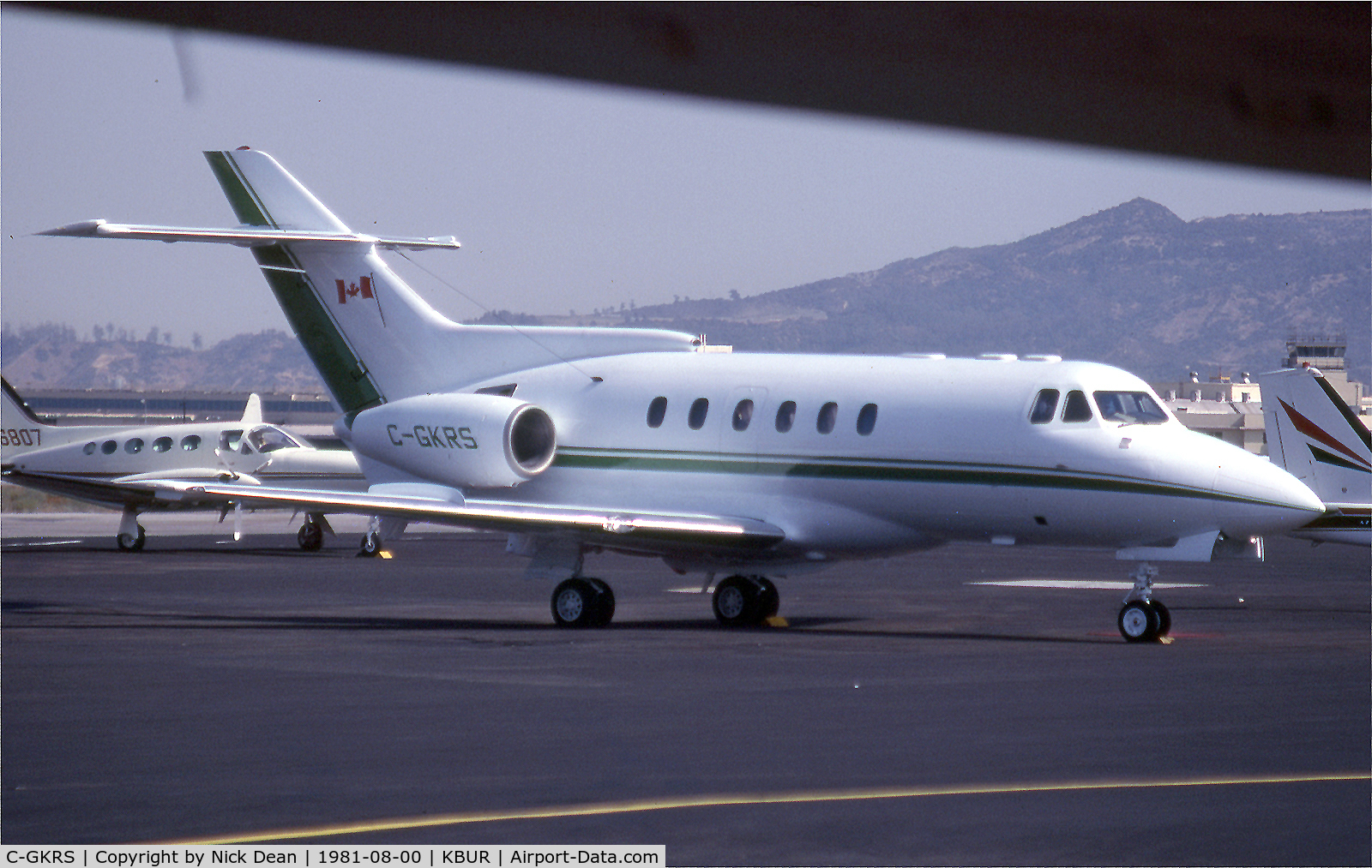 C-GKRS, 1980 Hawker Siddeley HS.125 Series 700A C/N 257087, KBUR