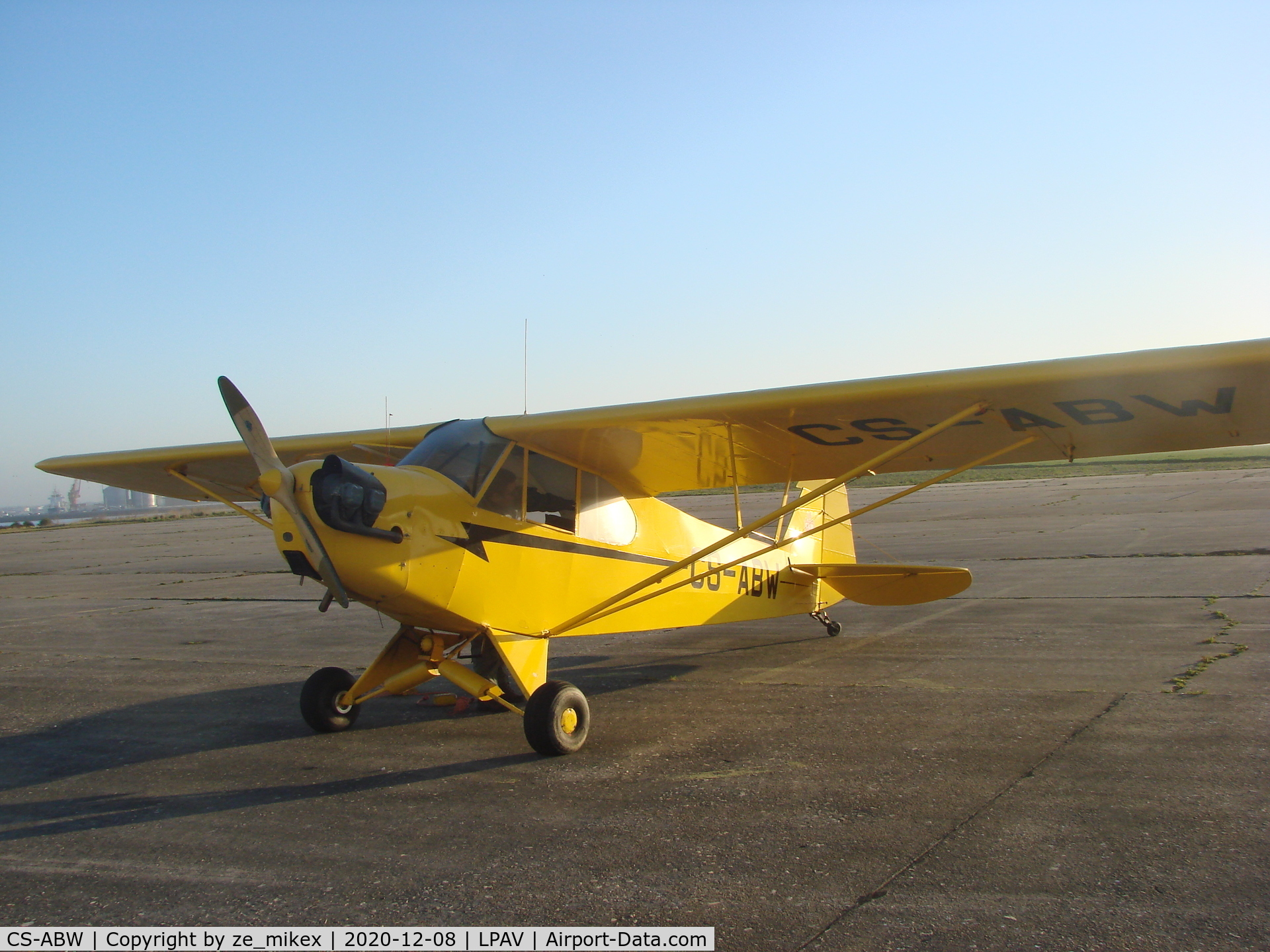 CS-ABW, Piper J3C-65 Cub Cub C/N 17242, Piper Cub From ACCV at S.jacinto, airbase Aveiro Portugal