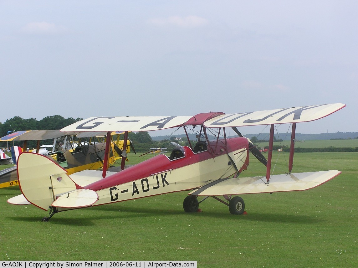 G-AOJK, 1939 De Havilland DH-82A Tiger Moth II C/N 82813, Tiger Moth at Old Warden