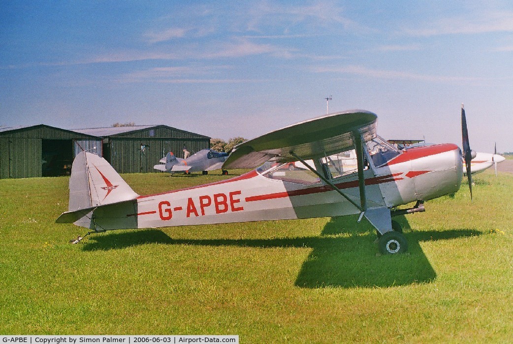 G-APBE, 1957 Auster 5A C/N 3403, Auster 5 at Hinton-in-the-Hedges