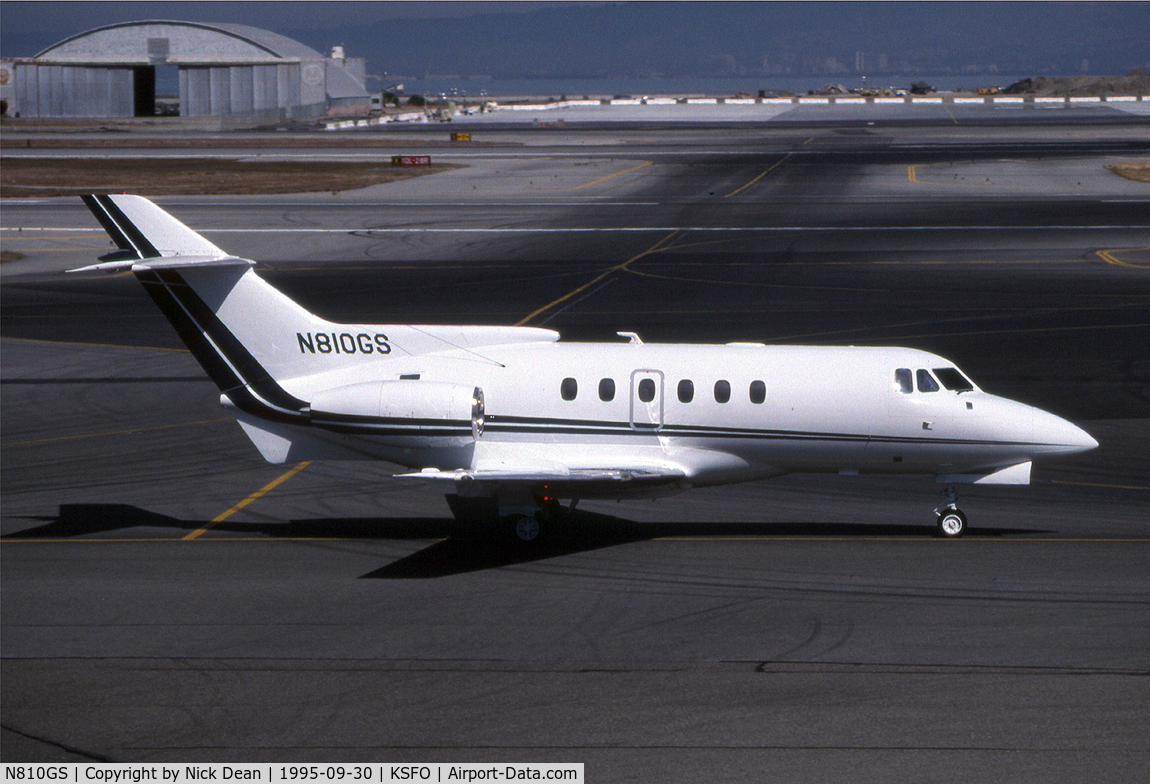 N810GS, 1979 British Aerospace HS.125-700A C/N 257061, KSFO