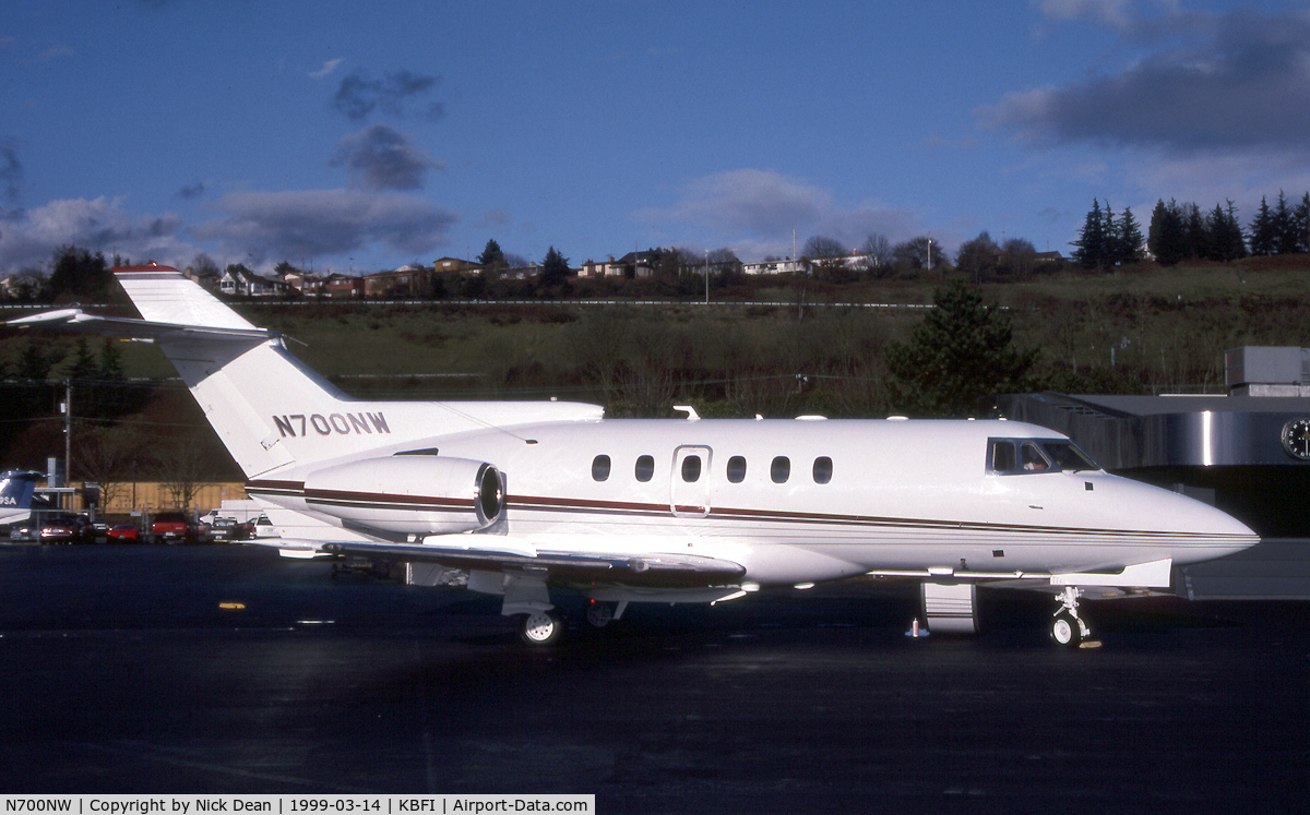 N700NW, British Aerospace HS.125-700A C/N 257063/NA0246, KBFI