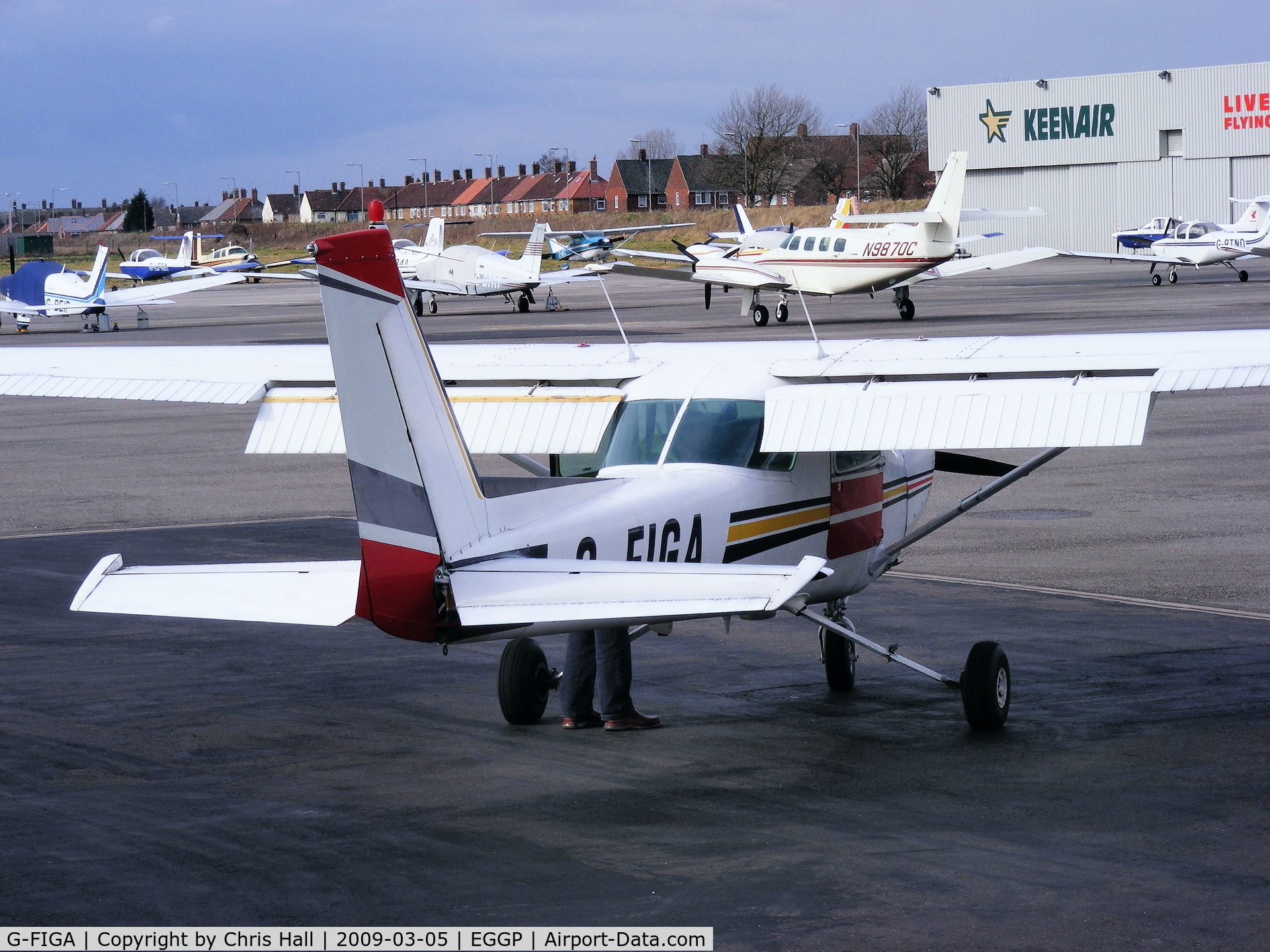 G-FIGA, 1980 Cessna 152 C/N 152-84644, CENTRAL AIRCRAFT LEASING LTD, Previous ID: N6243M