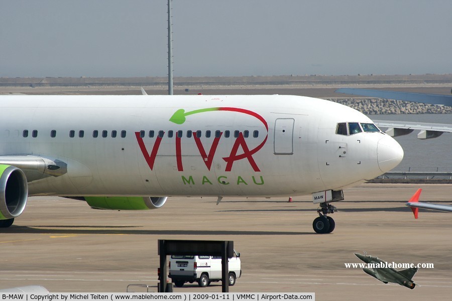 B-MAW, 1990 Boeing 767-38E C/N 24798, Viva Macau
