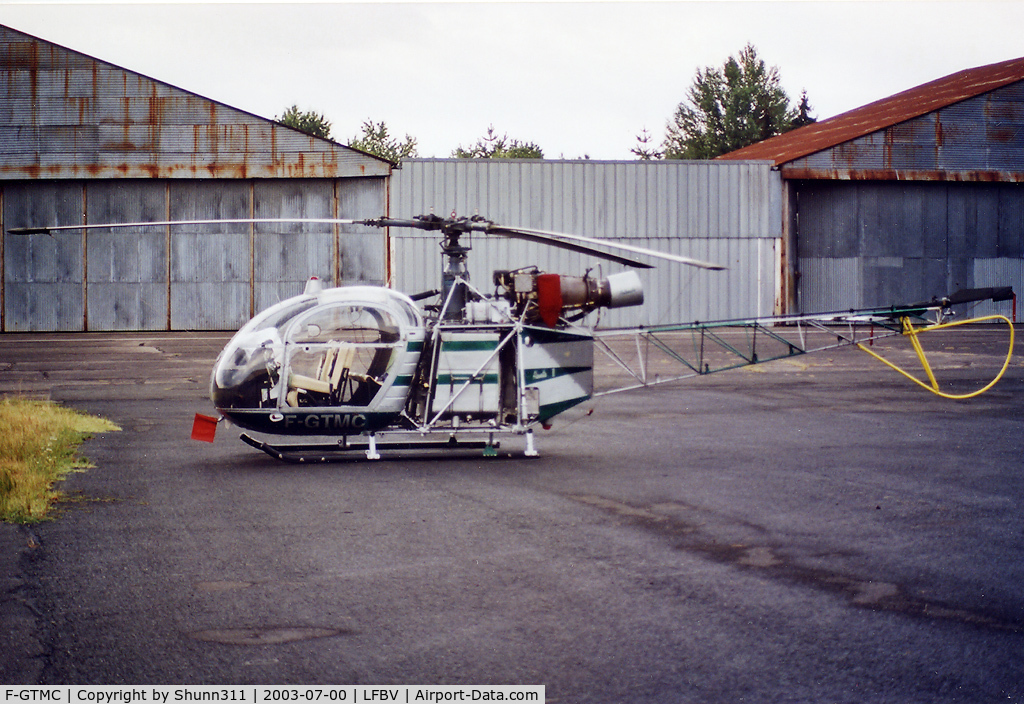 F-GTMC, Eurocopter SE-313B Alouette II C/N 1668, Parked