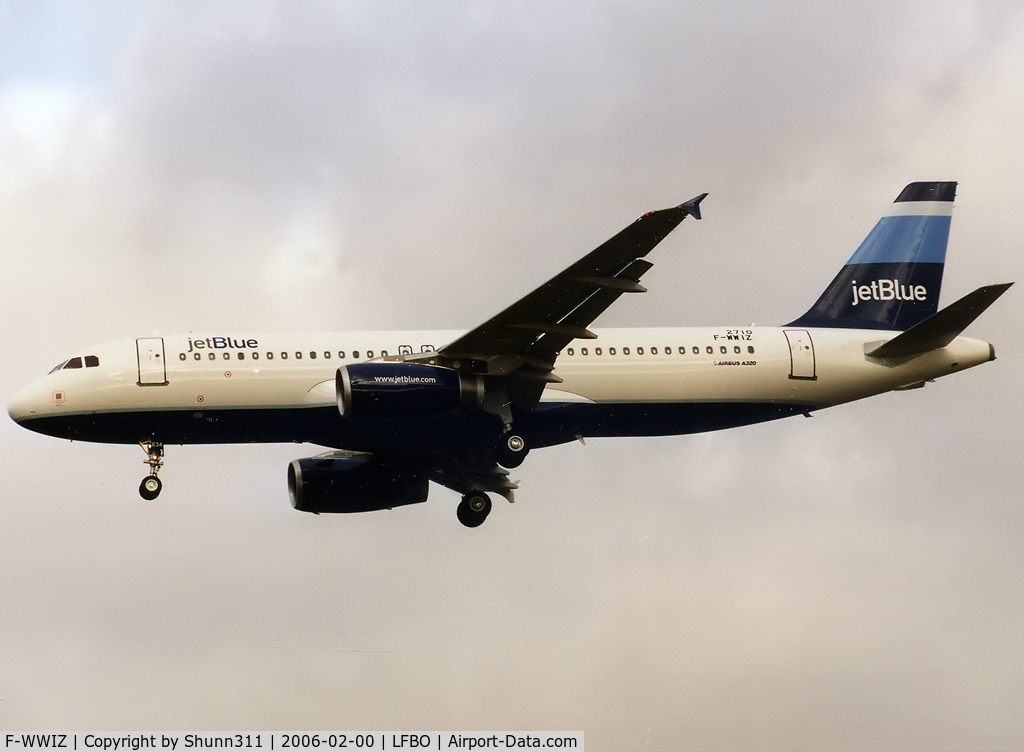 F-WWIZ, 2006 Airbus A320-232 C/N 2710, C/n 2710 - To be N634JB