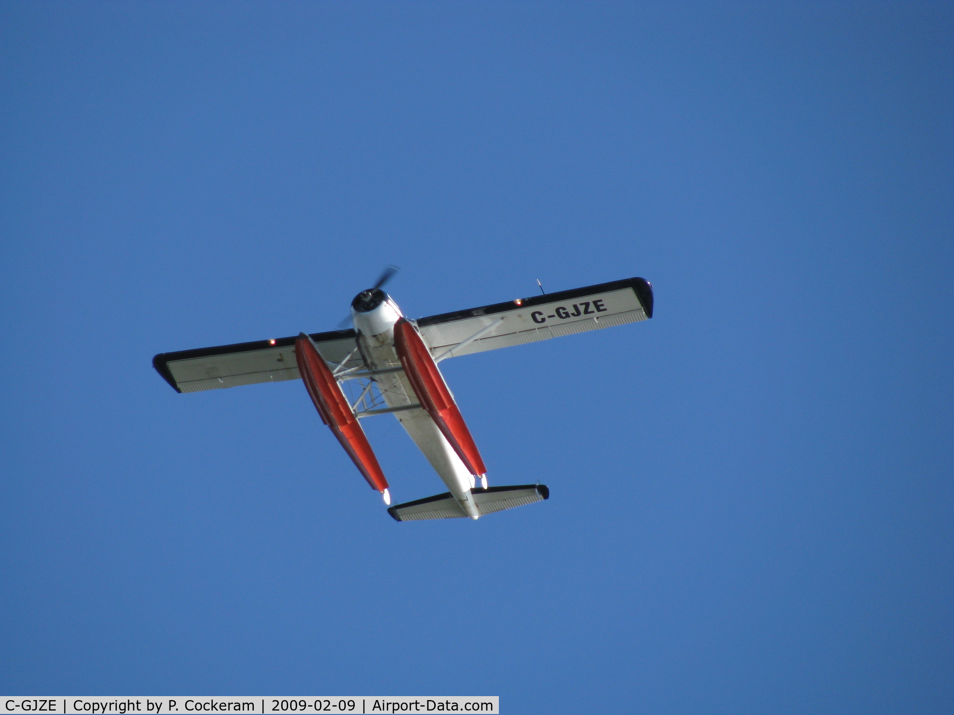 C-GJZE, 1956 De Havilland Canada U-6A Beaver C/N 1276, Seen over Pacific Rim National Park, BC