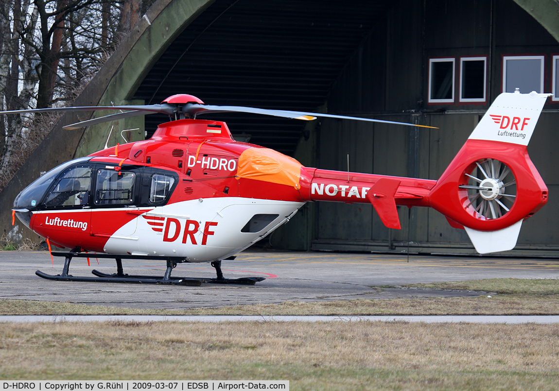 D-HDRO, 2008 Eurocopter EC-135P-2+ C/N 0657, DRF Deutsche Rettungsflugwacht Eurocopter EC-135P2+,c/n 0657