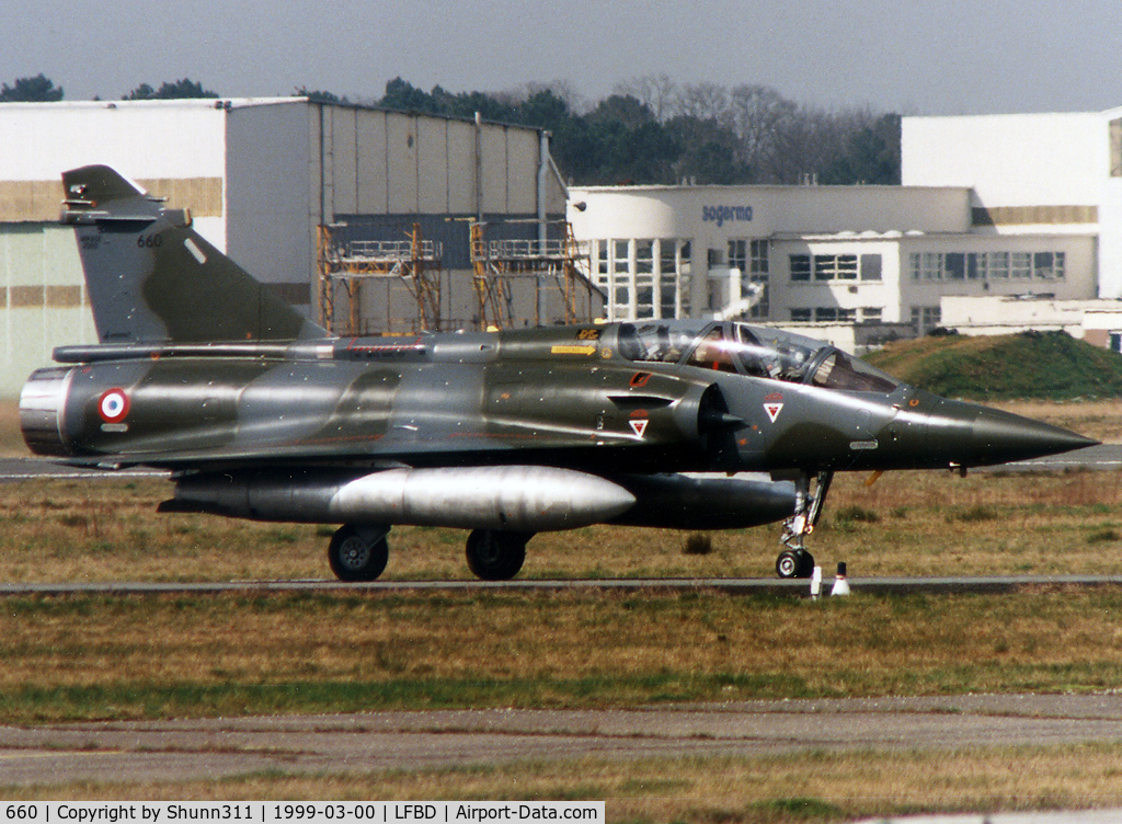 660, Dassault Mirage 2000D C/N 534, Was on test with Dassault Aviation this day... Now with French Air Force