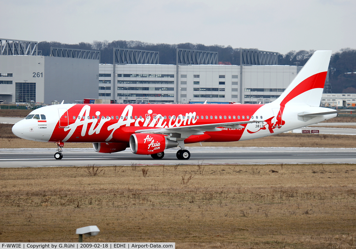 F-WWIE, 2009 Airbus A320-216 C/N 3813, Indonesia AirAsia, Airbus A320-200,c/n 3813