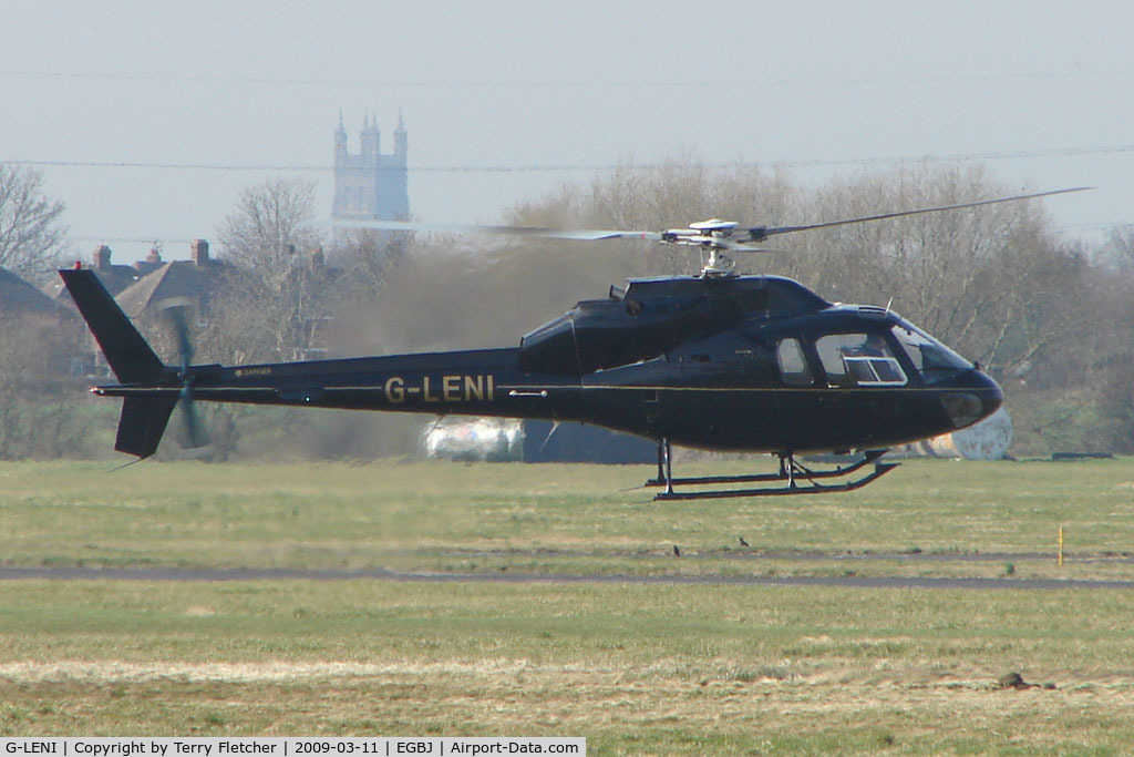 G-LENI, 1984 Aerospatiale AS-355F-1 Twin Squirrel C/N 5311, AS355F1 at Gloucestershire Airport